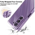 thumbnail image 6 of Compatible for Samsung Galaxy Z Fold 5 Case, Galaxy Z Fold 5 Clear Phone Case Cover with Four Corners Airbag Fall Prevention, Slim Thin Shockproof Protective Cases for Samsung Z Fold 5 (Purple), 6 of 12