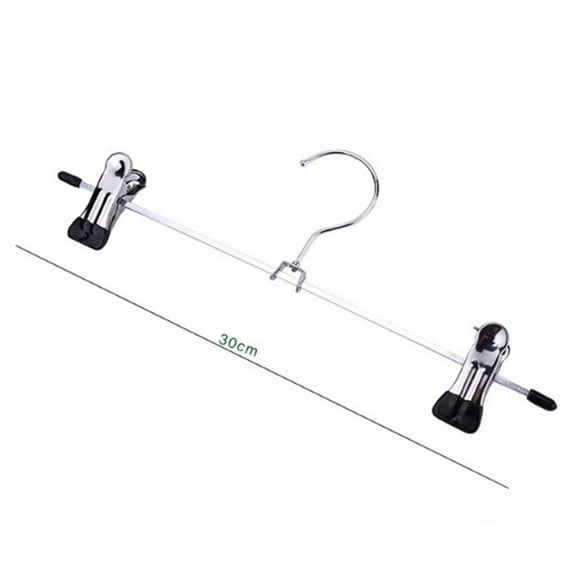 Leatfisat 10-Pcs Blouse Clips Hangers For Skirts, Dresses, Metal Closet Organization