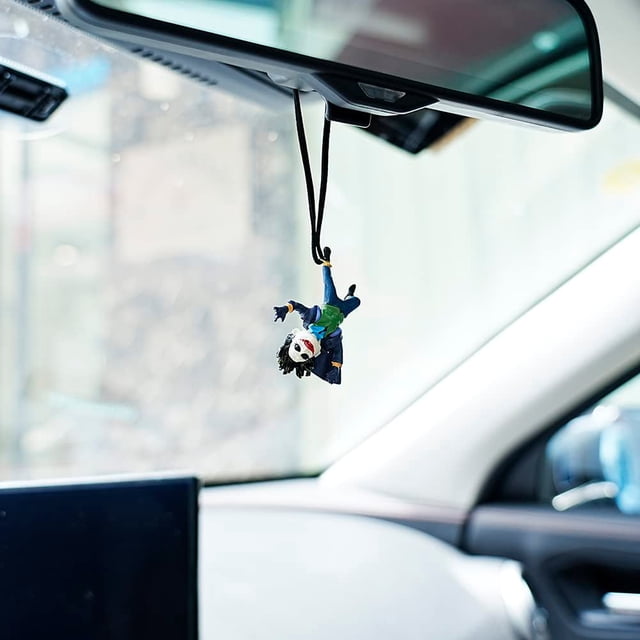 Colgante de coche de payaso, adornos para espejos retrovisores interiores, adorno colgante