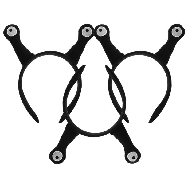 BRIGHTFUFU 3pcs diadema de antena de caracol lindo y divertido disfraz de cosplay accesorios para el cabello suave y cómodo diadema de banda para fiestas eventos