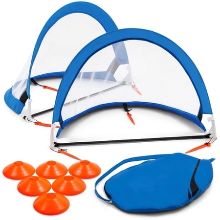 Training Equipment SO200Y19001 2.5 Foot Pop Up Soccer Goal Game with Disc...