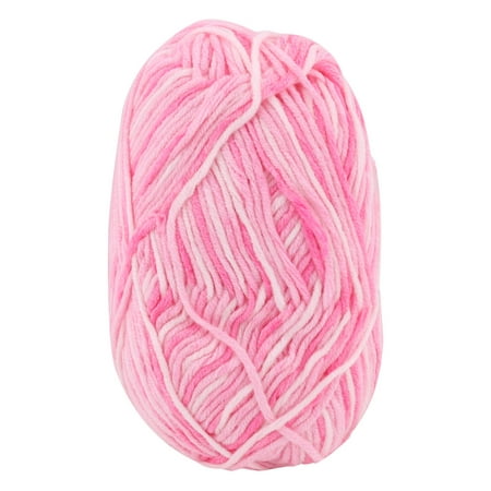 Home Cotton Blends Handmade Crochet Scarf Sweater Knitting Yarn Cord Pink