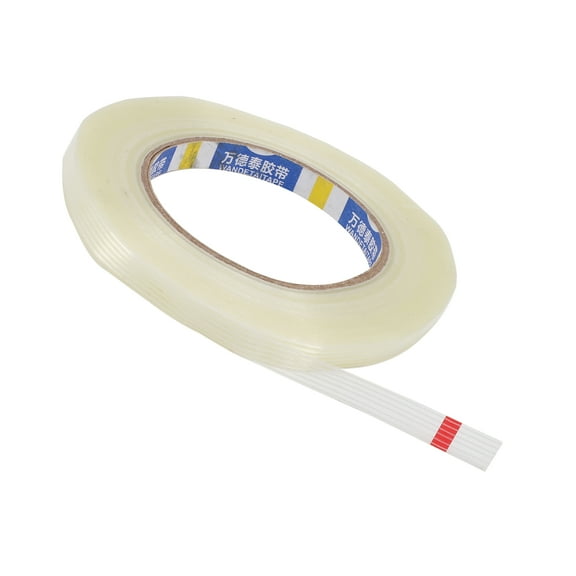 0.39" x 164.04ft Clear Fiberglass Weatherstrip Repair Tape Adhesive Tape Sealing Strip Tape