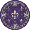 thumbnail image 1 of Fleur de Lis Poolsaic 29 inches, 1 of 1