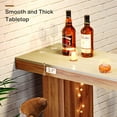 thumbnail image 3 of Tribesigns Long Bar Table, 62.9-Inch Rectangular Counter Height Pub Table for Kitchen Dining Room, 3 of 5