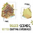 thumbnail image 4 of Kit de pegatinas 3D para bricolaje, terapia de pegatinas, 4 escenas grandes, 4 of 9