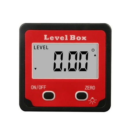 

moobody Digital Level Protractor Inclinometer Mag-netic Level Angle Meter Angle Finder Level Box Angle Measuring Tool for Carpentry / Building / Automobile