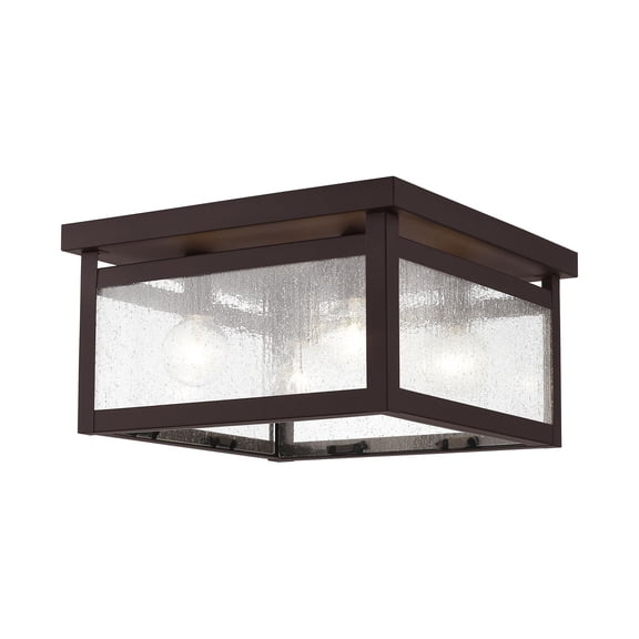 Livex Lighting Milford Ceiling Mount in Bronze