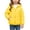 Yellow, variant on Edvintorg Girls Fleece Jacket Long Sleeve Loose Casual Zip up Coat Solid Color Hooded Puffer Outerwear with Pocket Teenage Girl Clothes Size 4-15