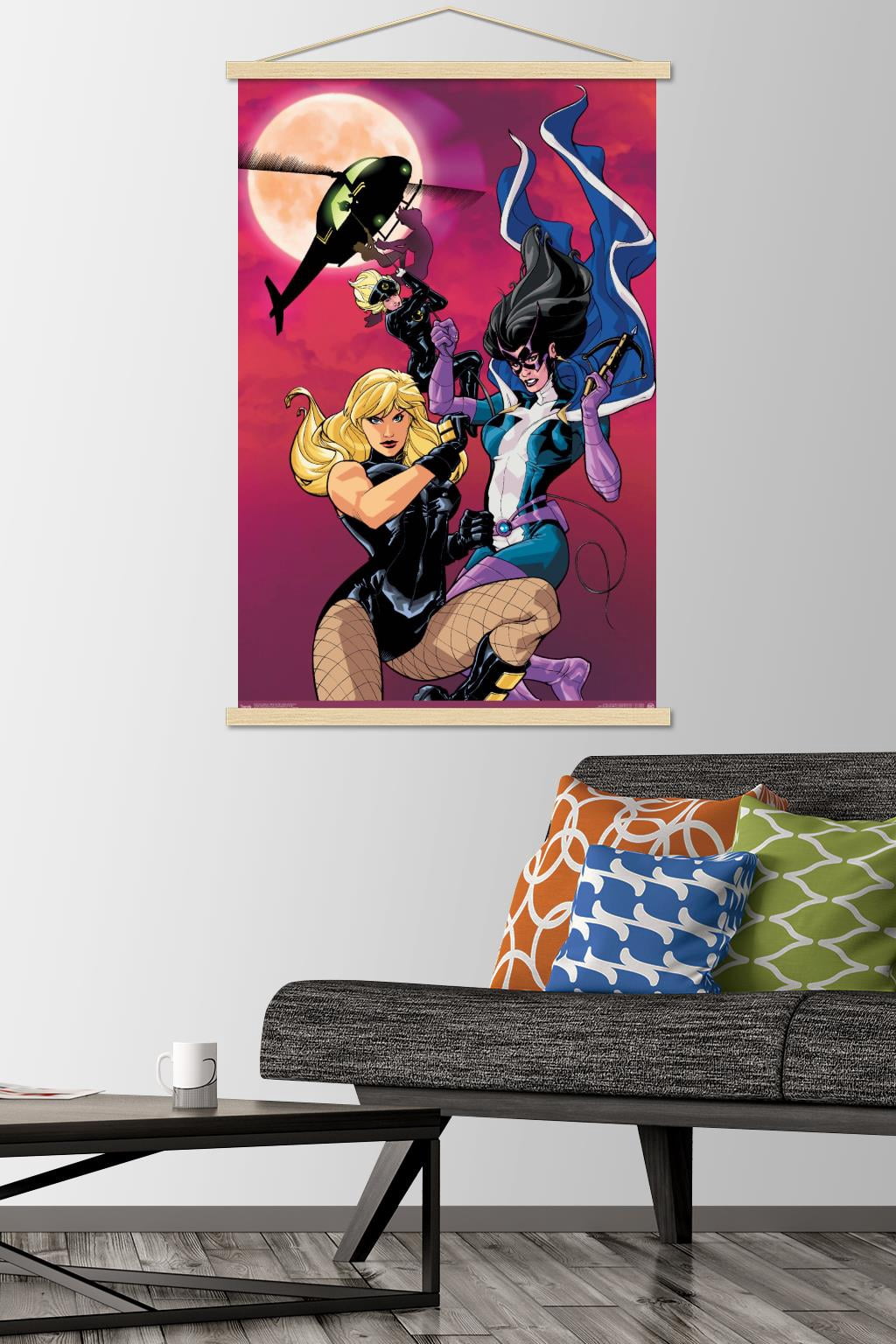 DC Comics - Birds of Prey - Birds of Prey #92 Wall Poster with Wooden Magnetic Frame, 22.375" x 34"