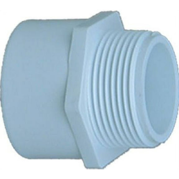 300 Solvent Weld Pipe Adapter, 2 in, Slip X MIP, SCH 40, PVC