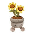 thumbnail image 2 of Adorable Cartoon Potted Plant Plush Toy Ornament Doll - Cute Desktop Decoration for Girls, Lovely Room Ornament, Special Birthday Gift for Kids, Boys & Girls, 2 of 6