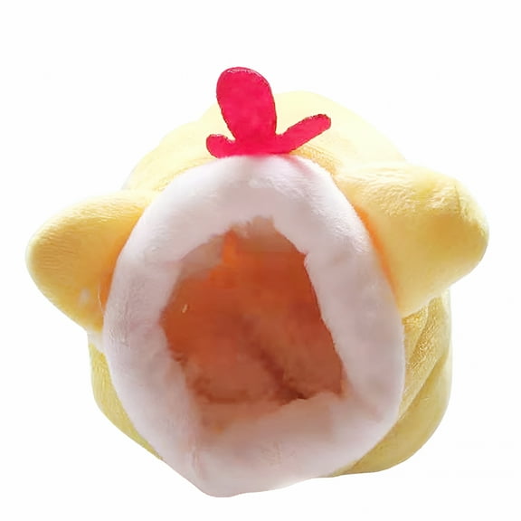 ACDANC Rabbit Guinea Pig Hamster House Bed Cute Soft Small Animal Pet Winter Warm Squirrel Hedgehog Chinchilla House Cage Nest Hamster Accessories