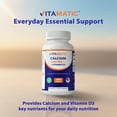 thumbnail image 6 of (2 pack) Vitamatic Calcium 1200mg with Vitamin D3 2000 IU (50mcg) – Bone & Immune Support Formula – 240 Tablets – High Absorption Calcium Carbonate with D3 – Non-GMO, Gluten-Free, 6 of 11