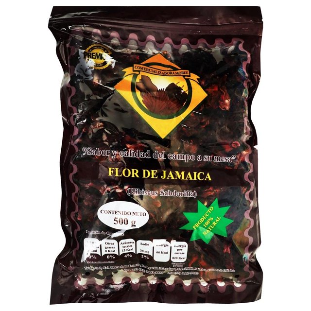 Jamaica Comercializadora Mobee nacional grande roja 500 g