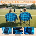 thumbnail image 6 of Slsy Heated Camping Chair, Oversized Heated Chairs Outdoor Sports, Folding Chair for Patio Outdoor Travel Wide&Thick Padding, 6 of 7