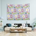 thumbnail image 7 of Coolnut Easter Eggs Tapestry Washable Polyester Art Wall Hanging Blanket for Living Room Bedroom Dorm Party, 60 x 51 Inch Home Decor Gifts, 7 of 7