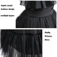 thumbnail image 3 of Toddler Girls Dance Black Dress Halloween Party Cosplay Outfit, 3 of 5