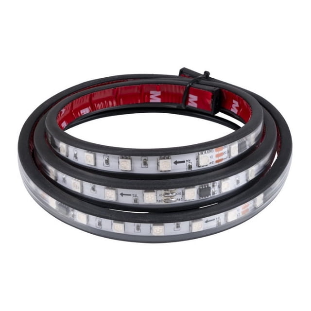 Luz de ambiente de serpentina de caballo corriendo colorido para camión de 24 V, luz de advertencia mágica en la red, barra de luz LED para camión y autobús