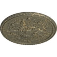 thumbnail image 3 of 32 5/8"OD x 2"P Bradford Ceiling Medallion (Fits Canopies up to 6 5/8"), Hand-Painted Witch Hazel Crackle, 3 of 6