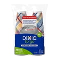 thumbnail image 2 of Dixie To Go 16 oz Disposable Paper Cups with Slider Lid, Cozy Plaid, 18 Count, 2 of 10