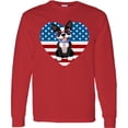 thumbnail image 3 of Inktastic Boston Terrier Dog Us Flag July 4th Long Sleeve T-Shirt, 3 of 5