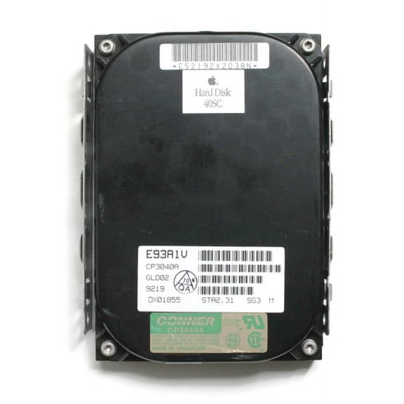 Hdd 40sc conner cp3040a gld02 9219 dx01855 sta2.31 sg3 m scsi