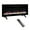 Black#1, variant on PAPROOS 36 Inch Electric Fireplace Insert, Ultra-Thin Recessed Wall Mounted Fireplace Heater with Adjustable Flame Color, LED Light, Remote Remote, Freestanding Fireplace Insert, 1400W, Antique Black
