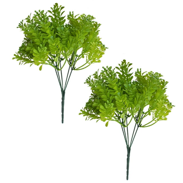 Coofit 2PCS Artificial Plant Lifelike 5-Head Decorative Plant Branches Fake Plant