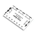 thumbnail image 4 of Guitar Action Gauge Flat Rulers Double-sided Music Accessory Measuring Pillow Scale Measuring Tool Guitars Tools Parts Lightweight High Definition, 4 of 9