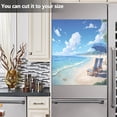 thumbnail image 4 of Vocation Beach Sky Summer Magnetic Dishwasher Cover Magnet Refrigerator Dishwashers Sticker Kitchen Decorative Art Panel Decal 23"x26", 4 of 6