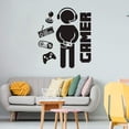 thumbnail image 3 of Pegatinas de pared con diseño de juego Eat Sleep, póster con letras, murales para dormitorio de niños, sala de juegos, decoración del hogar, 3 of 4