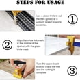 thumbnail image 3 of Glass Tile Cutter with Breaking Pliers, Accurate Efficient Manual Tile Cutter Versatile Easy To Use  for 3-15mm Glazed Tile Glass Mirrors, 3 of 7