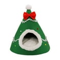 thumbnail image 2 of Christmas Candy Pet Bed Under 5 ! Yannianjz Festive Pet House Warm Kitty Bed Soft Dog Bed Winter Shelter for Small Cats Puppies Indoor Comfort, 2 of 6