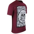 thumbnail image 2 of Aztec Calendar Skull Shirt Sun Stone of Axayactl Day of the Dead Tee, 2 of 3