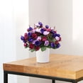 thumbnail image 4 of Wozhuo Artificial Flowers 21-Head Diamond Roses Fall Wedding Home Decor Handheld Bouquet, 4 of 5