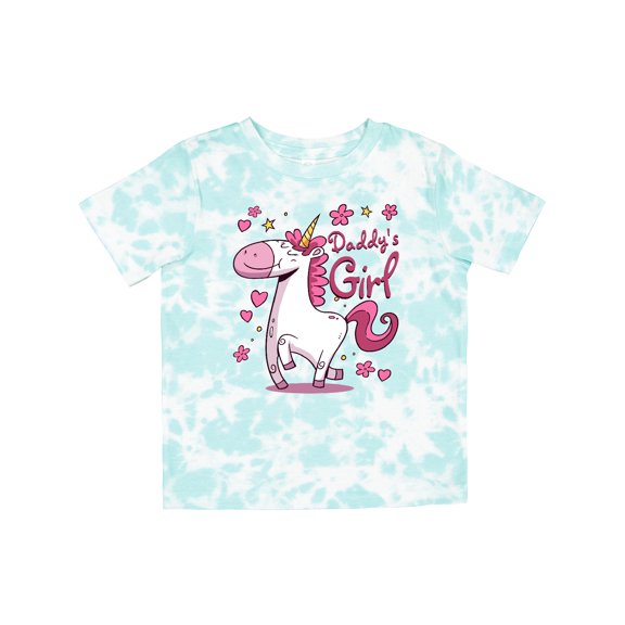 Inktastic Daddy's Girl Unicorn Girls Toddler T-Shirt