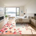 thumbnail image 3 of ODIKA 2'x3' Machine Washable Non-Slip Area Rug, Japanese Blush Pink High Traffic Rug, Pink, 1080921, 3 of 7