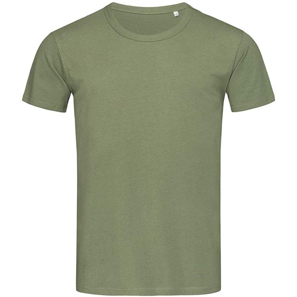 Stedman - Camiseta de cuello redondo modelo Stars Ben para hombre (Verde Militar)