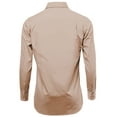 thumbnail image 3 of Men's Classic Fit Long Sleeve Wrinkle Resistant Button Down Premium Dress Shirt (Blush,4XL), 3 of 4