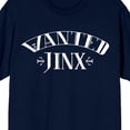 thumbnail image 6 of League of Legends Arcane 'Wanted Jinx' Adult Navy Crew Neck Short Sleeve T-Shirt-Medium, 6 of 7