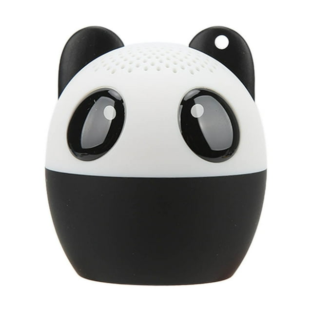 Pet Mini Speaker, Cute Animals Wireless Speakers Compact Filling Sound 3W Audio Driver Ultra Portable With Selfie Function For Kids Panda