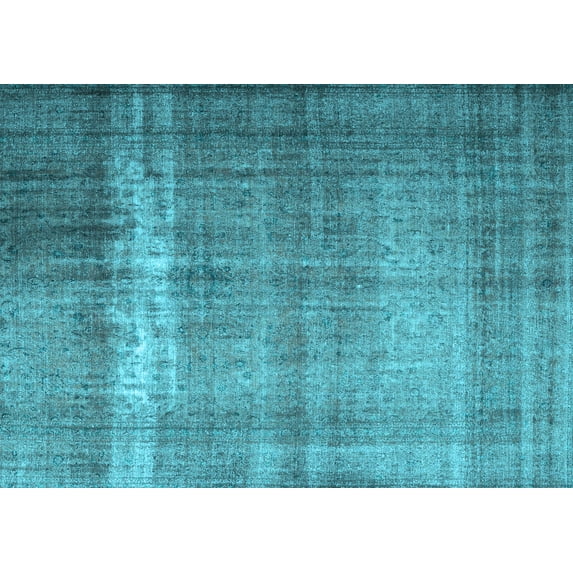 Ahgly Company Indoor Rectangle Persian Light Blue Traditional Area Rugs, 2' x 3'