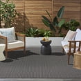 thumbnail image 4 of Nourison Horizon Indoor/Outdoor 10' x 14' Black Modern Rug, 4 of 10