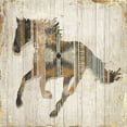thumbnail image 2 of Jones, Eli 20x20 Gold Ornate Wood Framed with Double Matting Museum Art Print Titled - Navaho Horse I, 2 of 4