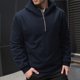 thumbnail image 1 of pstuiky Camisas casuales de manga larga para hombre, Sudadera con capucha y bolsillo de manga larga para hombre, informal, con cremallera y colores sólidos Tops de hombre m, 1 of 9