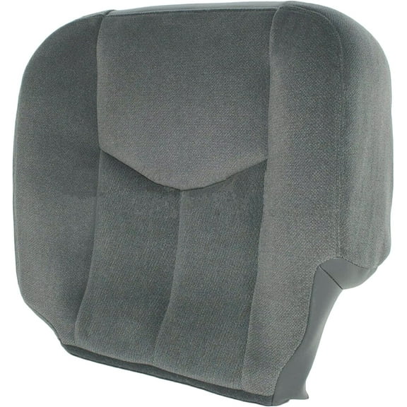 NOVAPARTS Driver Side Bottom Cloth Seat Cover Gray for 2003 2004 2005 2006 2007 GMC Sierra 1500 2500 3500 1500HD 2500HD LSC-G001