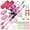 2 Pack- Pink + Pink (Essential Set), variant on DaddyGoFish Kids Fishing Pole - Rod Reel Combo Tackle Box Starter Set - First Year Small Gear Kit for Boys Girls Toddler Youth Age Beginner Little Children (Essential Set, Green, 5ft)