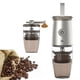 thumbnail image 5 of Advancent Molinillo de café Manual eléctrico con mango de fresado, máquina de molienda automática ajustable, herramienta de viaje para el hogar Juegos de servir café y té Plata Advancent HA060736-01B, 5 of 6