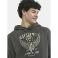 thumbnail image 4 of No Boundaries All Gender Oversized Graphic Hoodie with Long Sleeves, Men's and Big Men’s, 4 of 5